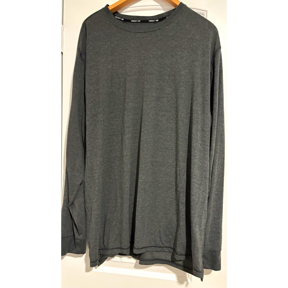 Carhartt Mens Relaxed Fit Tee Gray 2XL outdoor workwear